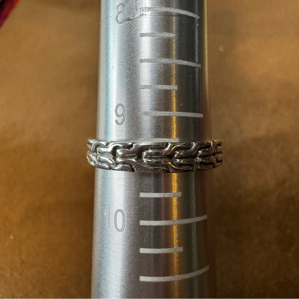 Sterling Silver Stackable Chain Link Style Band R… - image 6